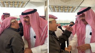 موقف عفوي جميل.. الأمير سلطان بن سلمان يفاجئ مواطنا بتحمل تكاليف زواجه.. فيديو موقف عفوي جميل.. الأمير سلطان بن سلمان يفاجئ مواطنا بتحمل تكاليف زواجه.. فيديو