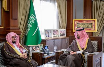 أمير المدينة يلتقي مدير فرع الأمر بالمعروف