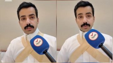 موظف بمطار الملك خالد يروي تفاصيل إصابته أثناء إخلاء كفيف ومعاق لحظة الاستهداف.. فيديو