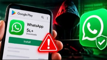 500 ألف تنزيل لتطبيق مزيف ينتحل هوية واتساب 500 ألف تنزيل لتطبيق مزيف ينتحل هوية واتساب