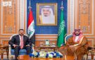 ولي العهد يستقبل رئيس وزراء جمهورية العراق