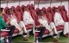 الأمير نواف والتمياط يدعمان الهلال قبل مواجهة الشمال القطري ..فيديو