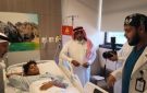 وزير الصحة يتفقد مصابي الاعتداء الحوثي على مطار الملك خالد