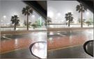 الكورنيش الشمالي بجازان يستقبل موجة أمطار غزيرة وأجواء ساحرة .. فيديو - sa