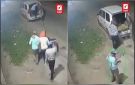 لصوص يقتلعون ماكينة صراف آلي كاملة ويسحبونها .. فيديو