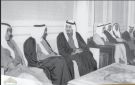 لقطة تاريخية توثق استقبال الملك سلمان لولي عهد عجمان ونائب حاكم أم القيوين عام 1970