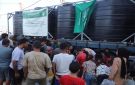 المملكة تضخ (500.000) لتر من المياه في غزة
