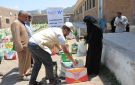 الندوة العالمية توزع 1,000 سلة غذائية على الأسر النازحة في محافظة تعز اليمنية