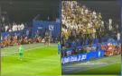 جماهير الاتحاد ترشق لاعبي الهلال بالعلب والعصي بعد هدف واتكينز.. فيديو