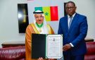 الرئيس السنغالي يمنح السفير النفيعي وسام الأسد الوطني من رتبة قائد