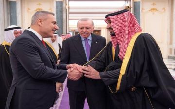 ولي العهد يستقبل الرئيس التركي في قصر اليمامة بالرياض