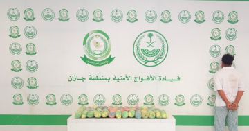 القبض على شخص لترويجه 14 كيلو جراما من نبات القات المخدر بجازان