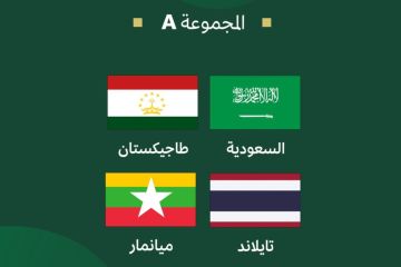 قرعة كأس آسيا للناشئين 2026.. المنتخب السعودي في المجموعة الأولى