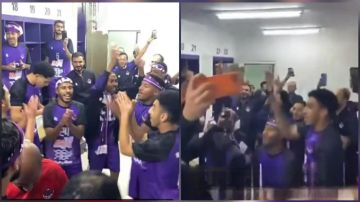 احتفالات لاعبو الهدى بالصعود التاريخي إلى دوري الدرجة الثانية.. فيديو