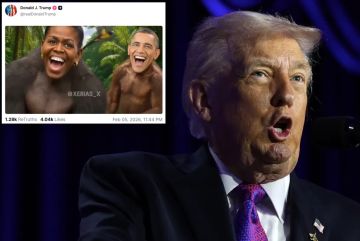 ترمب ينشر فيديو يظهر أوباما وزوجته على هيئة قردين