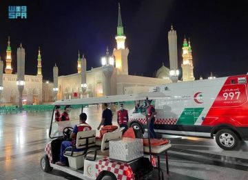 10 دقائق و13 ثانية زمن استجابة الهلال الأحمر لحوادث المدينة