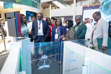 وزير الداخلية النيجيري يزور جناح وزارة الداخلية في معرض الدفاع العالمي 2026 وزير الداخلية النيجيري يزور جناح وزارة الداخلية في معرض الدفاع العالمي 2026