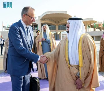 المستشار الألماني يغادر الرياض