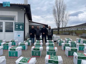 توزيع 550 سلة غذائية في مدينة ميتروفيسا بجمهورية كوسوفو
