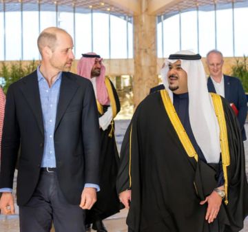 ولي عهد بريطانيا يغادر الرياض