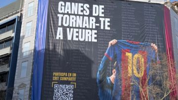 ميسي يظهر بحملات دعاية مرشحي رئاسة برشلونة ميسي يظهر بحملات دعاية مرشحي رئاسة برشلونة