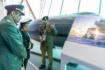 حرس الحدود يستعرض بمعرض الدفاع العالمي 2026 الغواصة ذاتية القيادة حرس الحدود يستعرض بمعرض الدفاع العالمي 2026 الغواصة ذاتية القيادة