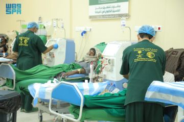 سلمان للإغاثة يواصل تقديم خدماته الطبية في الغيضة بمحافظة المهرة اليمنية