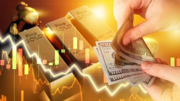 انخفاض الذهب وارتفاع الدولار