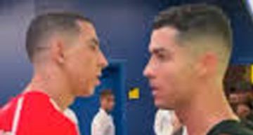 رونالدو رفقة لاعب مغربي في إعلان ريال سرقسطة الإسباني رونالدو رفقة لاعب مغربي في إعلان ريال سرقسطة الإسباني