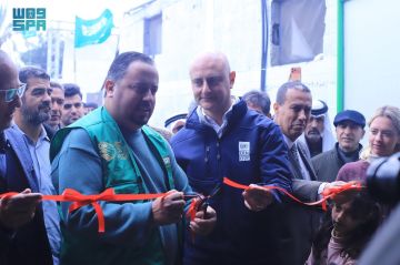  مملكة الإنسانية تدشن المطبخ المركزي في غزة