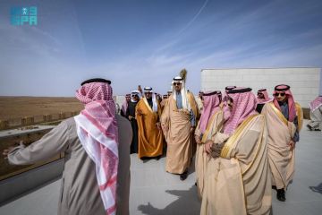 فيصل بن عياف يدشن مرصد الأهلة بتمير