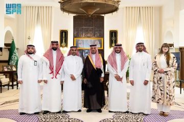 نائب أمير منطقة مكة المكرمة يستقبل المدير العام للأكاديمية الوطنية للسيارات والمركبات