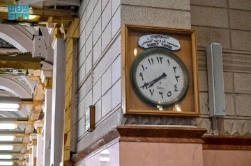 التوقيت الزوالي في المسجد النبوي.. امتداد تاريخي لعناية المسلمين بالمواقيت التوقيت الزوالي في المسجد النبوي.. امتداد تاريخي لعناية المسلمين بالمواقيت