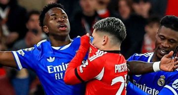 بنفيكا يعلق على عقوبة يويفا ضد بريستياني بسبب فينيسيوس