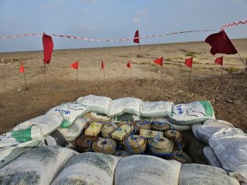 مشروع مسام يتلف 6141 لغما ومخلفات حربية في باب المندب مشروع مسام يتلف 6141 لغما ومخلفات حربية في باب المندب