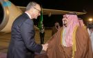 المستشار الألماني يصل إلى الرياض - sa