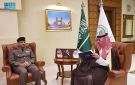 الأمير سعود بن جلوي يستقبل مدير إدارة دوريات الأمن بجدة - sa
