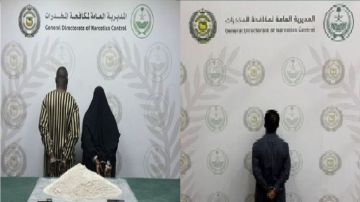 القبض على 3 أشخاص لترويجهم الكوكايين والحشيش بجدة وعسير