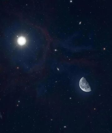 سماء المملكة تشهد اقتران القمر الأحدب بالمشتري سماء المملكة تشهد اقتران القمر الأحدب بالمشتري