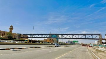 تقدم أعمال جسر مستشفى الملك فهد التخصصي ببريدة بنسبة 70 تقدم أعمال جسر مستشفى الملك فهد التخصصي ببريدة بنسبة 70