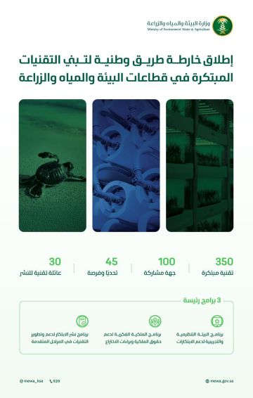 البيئة تطلق خارطة طريق للابتكار في القطاعات الحيوية البيئة تطلق خارطة طريق للابتكار في القطاعات الحيوية