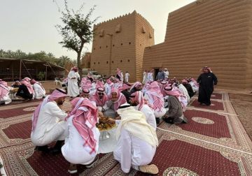 حائل تعايد بعادات وروح اجتماعية متوارثة