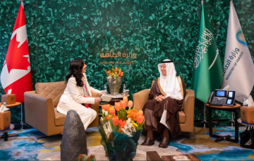 وزير الطاقة يبحث أوجه التعاون مع وزيرة خارجية كندا في الرياض وزير الطاقة يبحث أوجه التعاون مع وزيرة خارجية كندا في الرياض