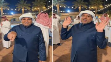 خالد الزعاق يرفض مصافحة ابن أخته بسبب تغيبه عن العيد.. فيديو