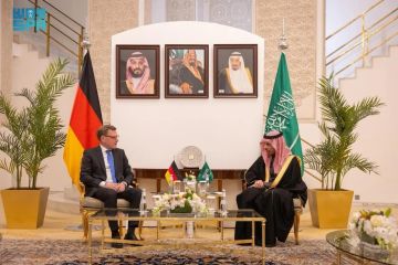 وزير الخارجية يستقبل وزير خارجية ألمانيا