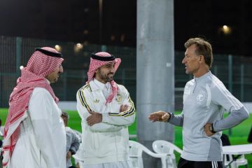 الفيصل يشهد مران المنتخب الوطني الأخير قبل مواجهة المنتخب المصري