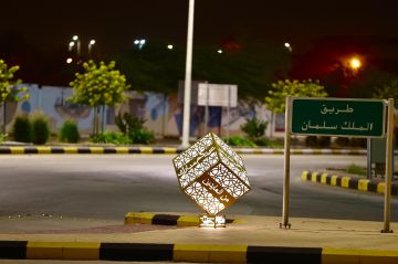 بلدية المذنب تجمل المحافظة احتفاء بعيد الفطر