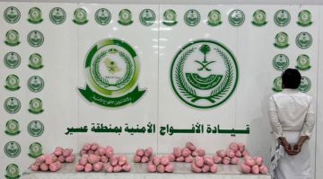 القبض على شخص في عسير لترويجه (13) كيلو جراما من نبات القات المخدر