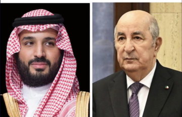 الرئيس تبون يجري اتصالا هاتفيا مع ولي العهد السعودي للاطمئنان على الأوضاع الرئيس تبون يجري اتصالا هاتفيا مع ولي العهد السعودي للاطمئنان على الأوضاع