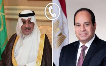 السيسي يؤكد دعم مصر الكامل للسعودية خلال اتصال مع أمير تبوك السيسي يؤكد دعم مصر الكامل للسعودية خلال اتصال مع أمير تبوك